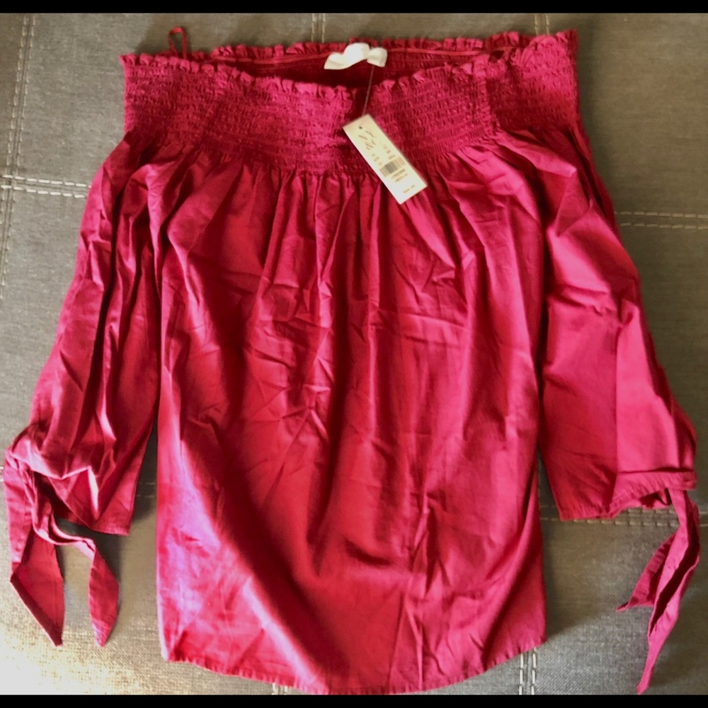 New York & Co off the shoulder top